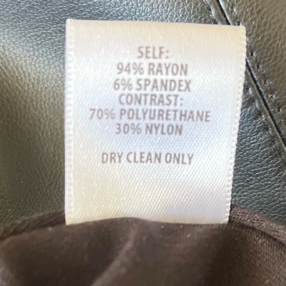 Bailey 44 New Women’s Small Hardy Black Faux-Leather Front Tee Anthropologie NWT - Picture 12 of 13